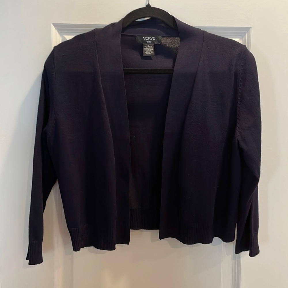 Navy Bolero sweater